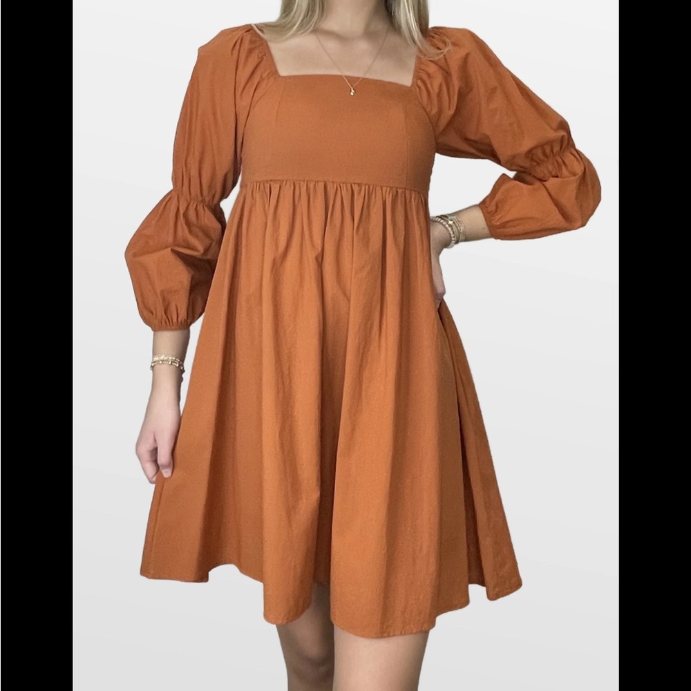 Elegant Puff Sleeve Dress